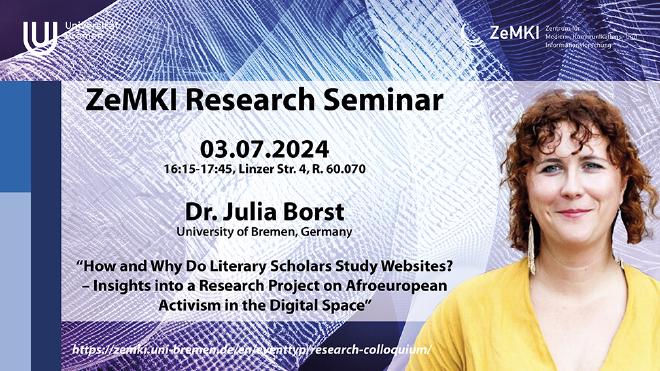 Julia Borst, ZeMKI Research Seminar, 3 July 2024, U Bremen